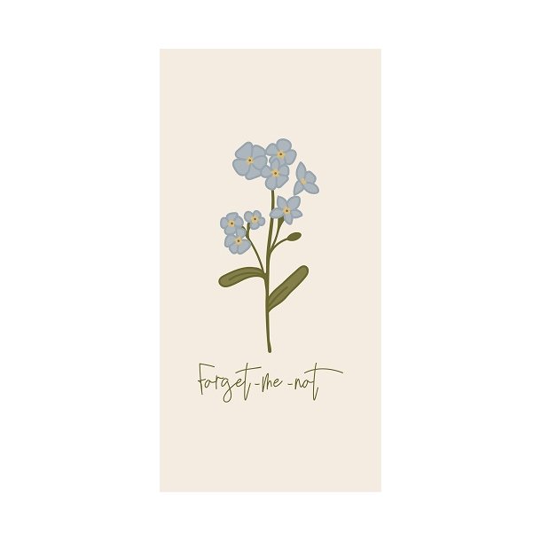  Ib Laursen Serviet Forget-me-not 16 stk pr pakke