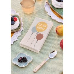 Ib Laursen - Serviet Hip Hip Hooray 16 stk pr pakke