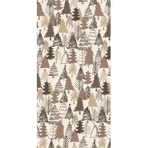 Ib Laursen - Serviet brune juletrer 16 stk pr pakke