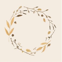 Ib Laursen - Serviet efterrskrans 20 stk pr pakke