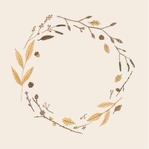 Ib Laursen - Serviet efterrskrans 20 stk pr pakke