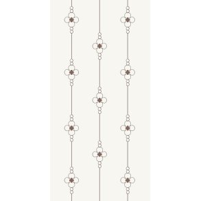 Ib Laursen Serviet flower lines milky brown 16 stk pr pakke