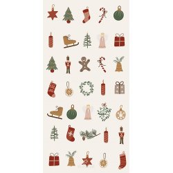 Ib Laursen Serviet juleikoner My Nostalgic Christmas 16 stk pr pakke