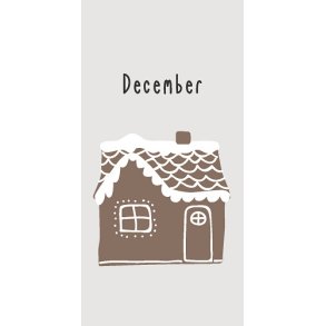 Ib Laursen Serviet kagehus og December 16 stk pr pakke