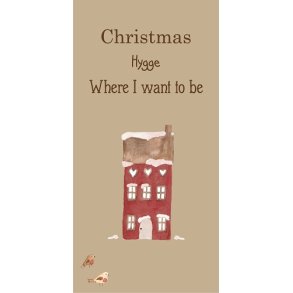 Ib Laursen - Serviet med hus Christmas Hygge Where I want to be 16 stk pr pakke