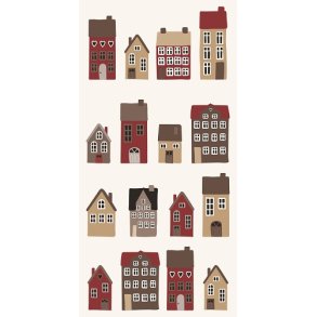 Ib Laursen - Serviet med julehuse 16 stk pr pakke