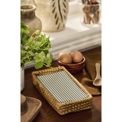 Ib Laursen Serviet med grnne striber 16 stk pr pakke