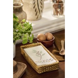 Ib Laursen Serviet olivengren og bladbort 16 stk pr pakke