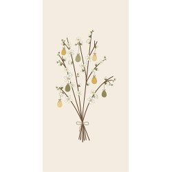 Ib Laursen -Serviet pskebuket 16 stk pr pakke