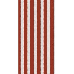 Ib Laursen Serviet rde striber tekstil-look 16 stk pr pakke