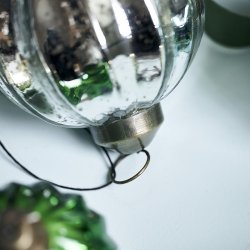 House Doctor - Julepynt, Shim, Slv kugle - 10 diameter