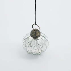 House Doctor - Julepynt, Shim, Slv kugle - 6 diameter