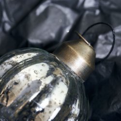 House Doctor - Julepynt, Shim, Slv kugle - 8 diameter