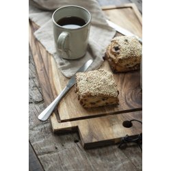 Ib Laursen Skrebrt m rille i kanten, ldersnor olieret akacietr B: 30 H: 1,5 L: 48