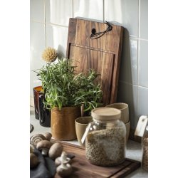 Ib Laursen Skrebrt m rille i kanten, ldersnor olieret akacietr B: 25 H: 1,5 L: 38