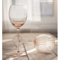 Anna von Lipa Lyon hvidvinsglas, Rosa, 1 stk. 