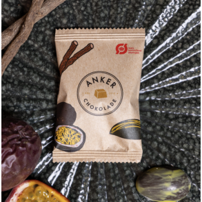 Anker Chokolade Flowpack - Passionsfrugt / lakrids / m�lkechokolade 9g Bedst f�r 31mar26