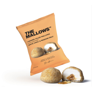 The Mallows - Caramel Filled Mallows, white choc, passion & sea buckthorn