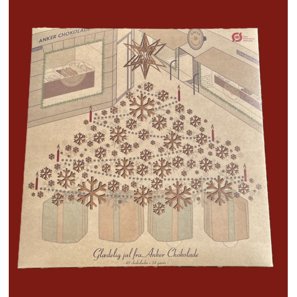 FORUDBESTILLING Anker Chokolade Julekalender Delevenlig, 520g - 2026