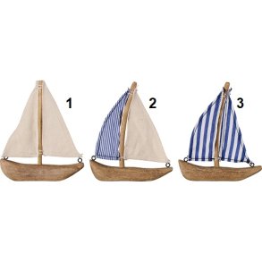 Ib Laursen - Skib med dobbelt sejl 3 varianter Nautico, 1 stk.