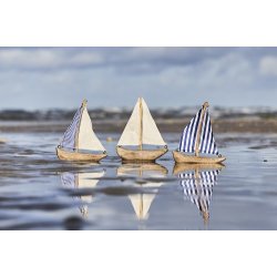 Ib Laursen - Skib med dobbelt sejl 3 varianter Nautico, 1 stk.
