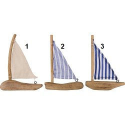 Ib Laursen - Skib med enkelt sejl 3 varianter. Nautico, 1 stk.