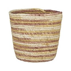 Ib Laursen Skjuler kurv creme- rosa -gul mix H: 20 : 22