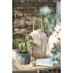 Ib Laursen Skjuler med riller rosa H: 10,5 : 11