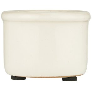 Ib Laursen Skjuler mini Hilda krakeleret glasur hvid H: 4,7 : 6,5