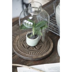 Ib Laursen Skjuler mini Hilda krakeleret glasur lysegrn