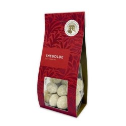 V�rtindekurv til julen med pebern�dder, chokolade og snebolde
