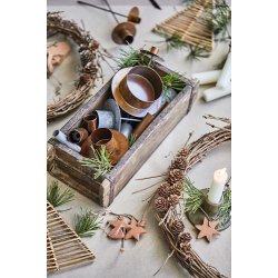 Ib Laursen Spyd 2-spyd hjt til 1,3 cm lys (kertelys eller julelys) Kobberfarvet