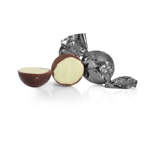 Cocoture -  Stlgr fyldt chokoladekugler mrk chokolade cheesecake & amaretto- 1 stk- ca. 13g