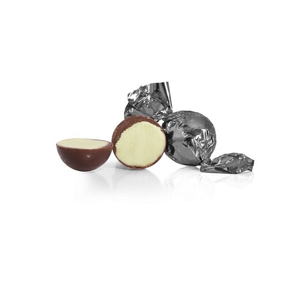 Cocoture -  Stlgr fyldt Cocoture chokoladekugler mrk chokolade m/cheesecake &amp; amaretto- 1 stk