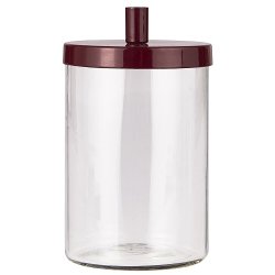 Ib Laursen Stage glas til kertelys metallg rd/brunt 15,5 cm