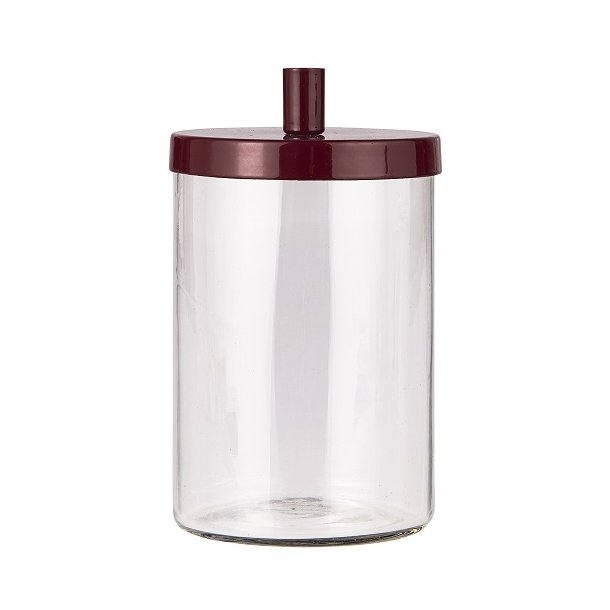 Ib Laursen Stage glas til kertelys metallg rd/brunt 15,5 cm
