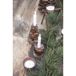 Ib Laursen Stage kogle til kertelys 12 cm.