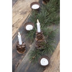 Ib Laursen Stage kogle til kertelys 12 cm.