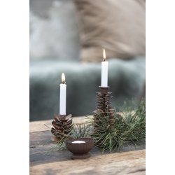 Ib Laursen Stage kogle til kertelys 12 cm.