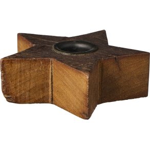 Ib Laursen Stage til 2,2 cm lys stjerne UNIKA tr med metalindsats, : 10,5 cm