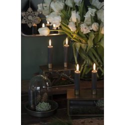 Ib Laursen Stage til 2 bedelys glasske med udstanset lg