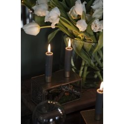 Ib Laursen Stage til 2 bedelys glasske med udstanset lg