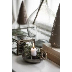 Ib Laursen Stage til bedelys med hanki  bambusflet