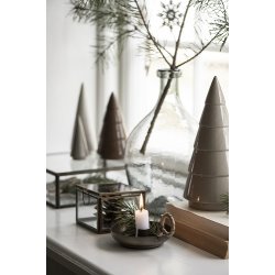 Ib Laursen Stage til bedelys med hanki  bambusflet