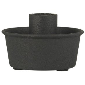 Ib Laursen Stage til bedelys med hj kant sort