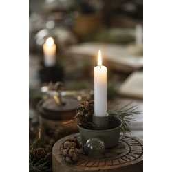 Ib Laursen Stage til bedelys med hj kant stvgrn