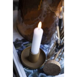 Ib Laursen Stage til bedelys mustard 4 cm.