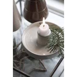 Ib Laursen Stage til bedelys porceln beige