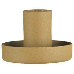 Ib Laursen Stage til kertelys mustard 4 cm.