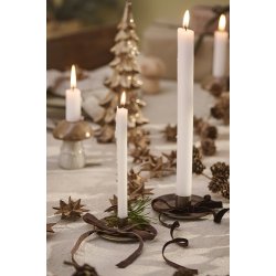 Ib Laursen Stage til bedelys eller kronelys - brun metal